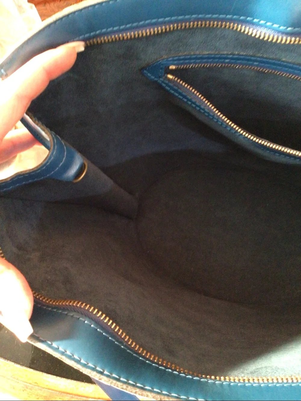 Louis Vuitton St Jacques Blue Tote Bag